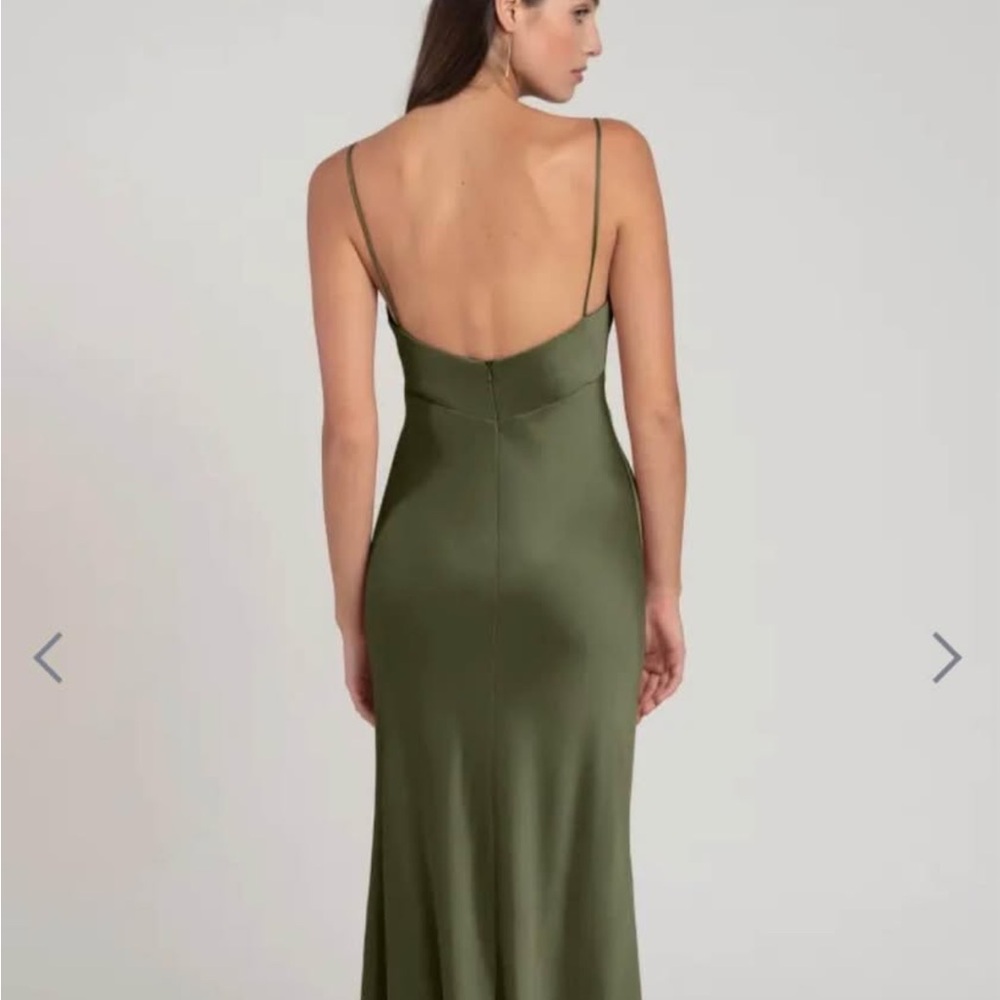 Jenny Yoo Addison Olive Size 2 - Picture 4 of 4